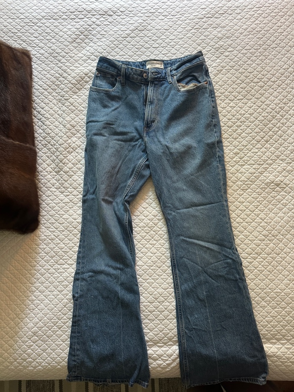 Abercrombie & Fitch Medium Blue Flare Jeans